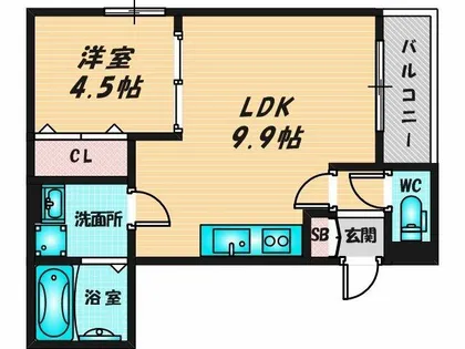 badge tomoi NordⅠ【1階】の間取り