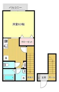 メゾン・ストークB棟【2階】の間取り
