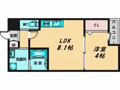 H-maison衣摺Ⅱ【1階】の間取り