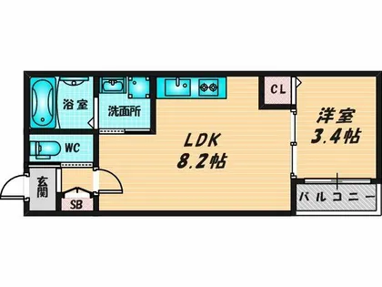 H-maison衣摺Ⅱ【1階】の間取り