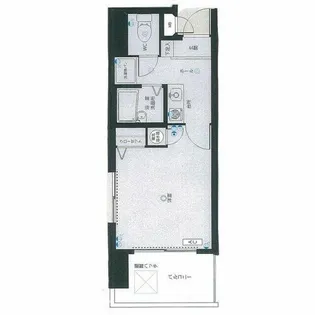 ピュアドームプレシオ博多【4階】の間取り