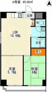 セカンドパーティー【3階】の間取り