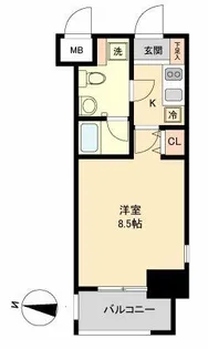 ASレジデンス上前津【4階】の間取り