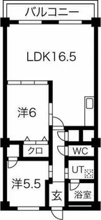 酒井グリーンハイツ【7階】の間取り