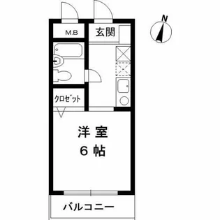 サンフラワー北青木【2階】の間取り