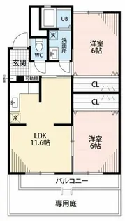 サンヒル上地【103号室】の間取り