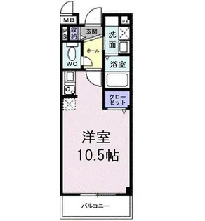 インヴィテ・ボヌ-ルI番館【3階】の間取り