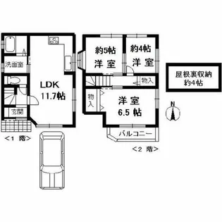 兵庫県神戸市須磨区桜木町2丁目【一戸建】の間取り