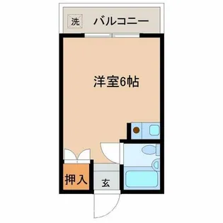 コーポうれしの【202号室】の間取り
