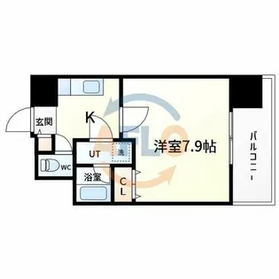 レクシア阪南町【3階】の間取り