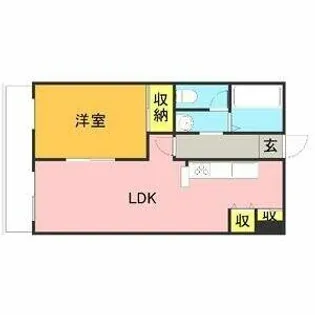 メゾン・ド・メナージュ【710号室】の間取り