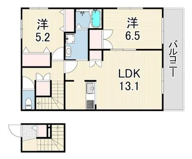 MAISON KANNADE【2階】の間取り
