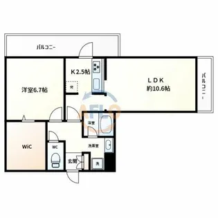 フォルム城東中央【2階】の間取り