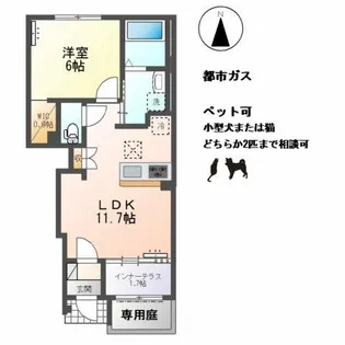 ファーストステージM【1階】の間取り