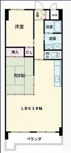 メゾン ド オーシマII【4階】の間取り