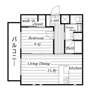 Le Perchoir白壁【3階】の間取り