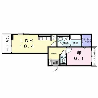 ミルト【3階】の間取り