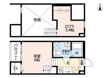 アヴニール・モンテ【2階】の間取り
