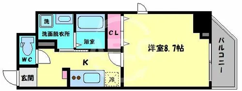 Gran Pino内淡路【10階】の間取り