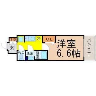 プレサンス名古屋駅ゲート【8階】の間取り