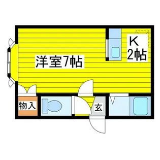 グランドール北27【C201号室】の間取り