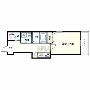 KTIレジデンス蒲生【3階】の間取り