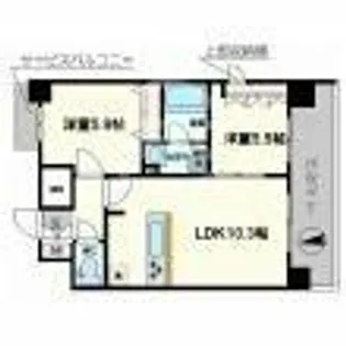 グランカリテ日本橋【12階】の間取り