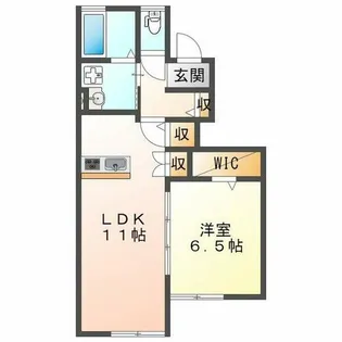 メゾンド・メルヴェーユ須磨【1階】の間取り