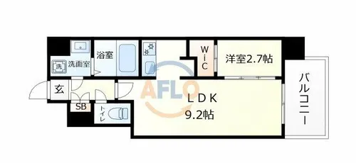 ミラージュパレス都島本通【401号室】の間取り