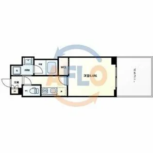 ルフォンプログレ堺筋本町タワーレジデンス【6階】の間取り