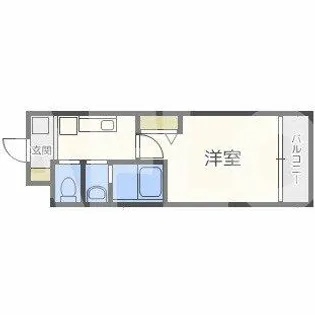 グランカーサ都島【5階】の間取り
