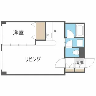 インターナショナルビル【402号室】の間取り