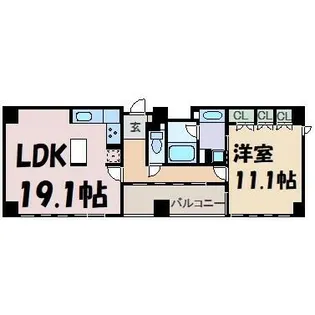 IZUMI 1【11階】の間取り