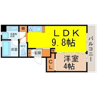 ヒールコートII【1階】の間取り