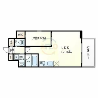 レオングラン本町橋【2階】の間取り