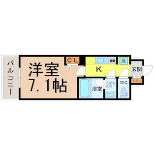 La Douceur山王【9階】の間取り
