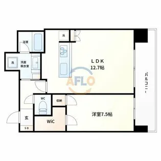 アーバンエース東心斎橋パル【9階】の間取り