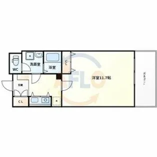 エクセレントOBPバンクス【4階】の間取り