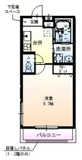大阪府守口市滝井元町3丁目【アパート】の間取り
