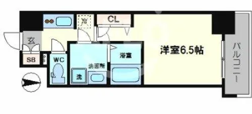 ルーエ本町【11階】の間取り