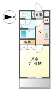チェリーコーポ【2階】の間取り