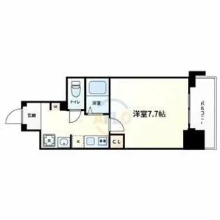 ミラージュパレス本町東レジデンス【12階】の間取り