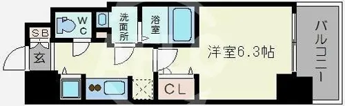 レオンコンフォート本町【2階】の間取り