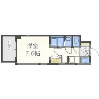 サムティ本町橋ⅡMEDIUS【2階】の間取り