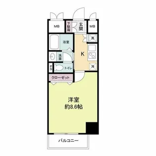 will Do松屋町【7階】の間取り