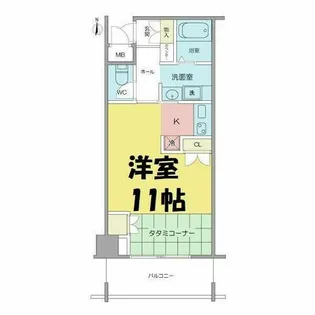 鶴舞ガーデンコート【10階】の間取り