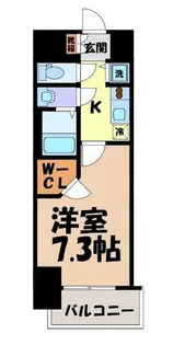 S-RESIDENCE浅間町駅前axial【2階】の間取り