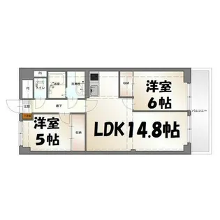 マンション森【7階】の間取り