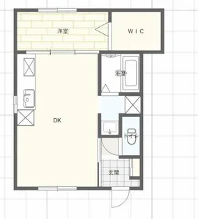コンフォート双葉Ⅲ【1階】の間取り