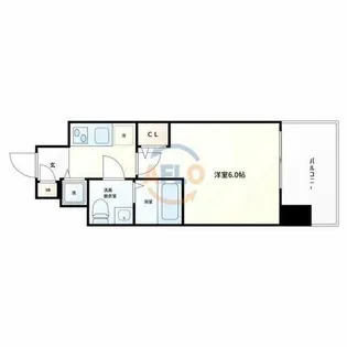 エスリード京橋桜ノ宮公園【10階】の間取り